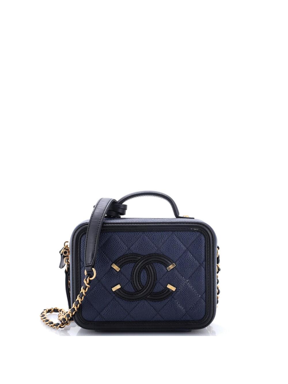 Chanel Filigree Vanity Case Quilted #376783C36B